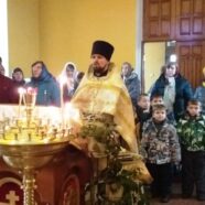 Молебен о здравии пострадавших на предприятии в Борисовском районе